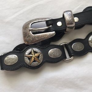 Vintage 1996 Nadim Leather Belt 🇺🇸
